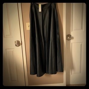 Faux leather Agnes and Dora ball skirt